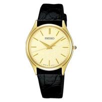 Vyriškas „Seiko“ SACM150 (DOLCE kvarcas) Apvalus laikrodis juodas nerūdijantis analogas