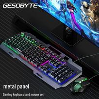 GESOBYTE G108X Wired Gaming Keyboard and Mouse Combo