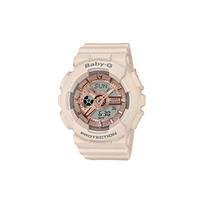 Casio BABY-G BABY-G series 100 meters waterproof quartz movement resin strap Japanese and Korean watch women's watch gray dial BA-110CP-4APR pilka spalva