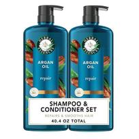 Herbal Essence Shampoo + Conditioner 597ml Each Set 1 Pack Argan Oil Repair blue