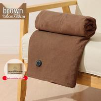 Faunen Electric Heating Poncho Blanket 150cmx80cm brown