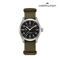 [Hamilton] Khaki Field Power Reserve Black Dial NATO Strap H69509930