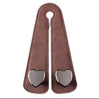 2pcs Heart Shape Metal Car Seat Headrest Hooks 2 In 1 Leather Car Seat Back Hook Purse Bag Backpack Double Hook Car Seat Hanger ruda