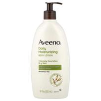 Aveeno Daily Moisturizing Lotion, Fragrance-Free, 532 ml (18 fl oz) white