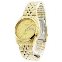 Seiko 5 Automatinis 21 brangakmenis SNK366K1 Vyriškas laikrodis auksas