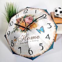 Retro spalvos automatiškai atidaromas/uždaromas skėtis, tvirtas geležies rėmas ir 8 šonkaulių konstrukcija, skėtis moterims ir vyrams, Kalėdinės dovanos gray