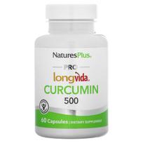 NaturesPlus, Pro Longvida, Kurkuminas, 500 mg, 60 kapsulių