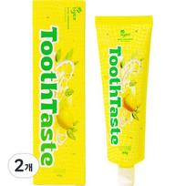 Two Taste Vegan Basil Lemonade Whitening Toothpaste, 90g, 2 units yellow