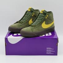 HM5838-300 ANTIHERO A Nike SB Zoom Blazer Mid QS Rough Green Amarillo (Men's) 10 black