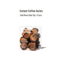 Saturnbird Ultra-Soluble Freeze-Dried Instant Coffee - Cold Brew Flavor brown