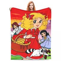 Candy Candy Manga vilnos pledai Drama Nuotykiai Individualūs metami pledai sofai, lovai, poilsiui 130x150cm