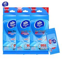 Vinda Ultra Mini Portable Antibacterial Wet Wipes blue