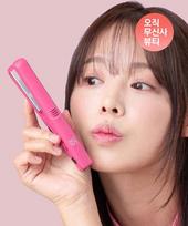 [Vidalsassoon] 13mm Mini Portable Hair Straightener & Curler (Free Volt) (VSCS80DPK) Standard pink