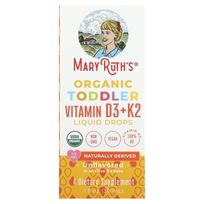 MaryRuth's, Organic Infant Vitamin D3 + K2 Liquid Drops, Ages 1-3, Unflavored, 1 fl oz (30 ml)