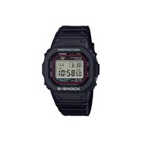 Casio SKAITMENINIS 200m Vandeniui atsparus Kvarcinis Mechanizmas Dervos Dirželis Laikrodis Unisex Pilkas Ciferblatas DW-5000R-1APR Gray Dial black