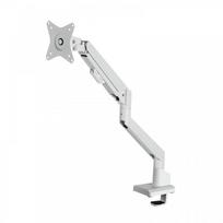 Sanwa Supply Monitor Arm (Single Gas Spring Type Thin Short Clamp White) CR-LAC1403W white