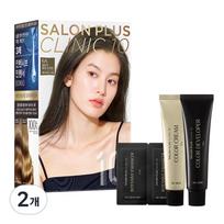 Mise-en-scène Salon PLUS CLINIC 10 general hair dye, shadow ash brown, 2 pcs. beige