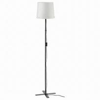 IKEA Floor lamp BARLAST black/white (904.378.13) juoda