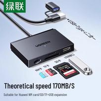 Ugreen CM812 Dual-Interface Card Reader gray