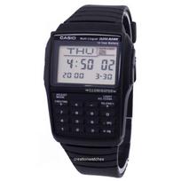 „Casio Digital Data Bank 5“ žadintuvas, daugiakalbis DBC-32-1ADF DBC-32-1A vyriškas laikrodis juoda