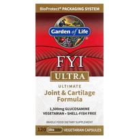 Garden of Life, FYI Ultra, Galutinė sąnarių ir kremzlių formulė, 120 UltraZorbe daržovių kapsulių