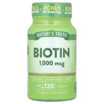 Nature's Truth, Biotin, 1,000 mcg, 120 tablets