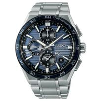 SEIKO Astron serija 100 metrų atsparus vandeniui Kvarcinis titano apyrankė 44,1 mm vyriškas laikrodis mėlynas ciferblatas SBXC175 mėlyna