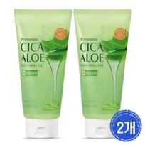 1+1 Missha Premium Cica Aloe Soothing Gel 300ml, 2 units green