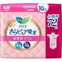 KAO Laurier Sara Pure Absorbent Super Absorbent Slim 10cc Unscented 72sheets Light incontinence Please replace it as needed. Sara Pure