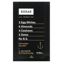 RXBAR, baltymų batonėlis, šokoladas ir jūros druska, 12 batonėlių, 52 g (1,83 uncijos) kiekviena