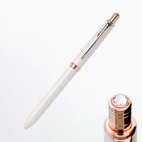 PARKER daugiafunkcinis rašiklis Sonnet Pearl PGT Crystal Vintage Rose 3in1 Tušinukas 2 spalvų ir mechaninis pieštukų dovanų dėžutė Tikras importuotas produktas white
