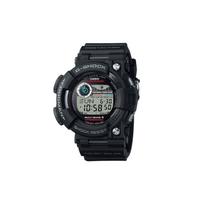 Casio MASTER OF G-SEA serija, penktos kartos varlė, didelio stiprumo apsauganti nuo kritimo potvynių ir mėnulio fazių, saulės energijos kvarcinis mechanizmas, dervos dirželis, GWF-1000-1JF juoda