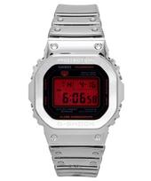 Casio G-Shock Fine Metallic Digital Silicone Strap Quartz GM-5600YRA-8 200M Men's Watch raudona