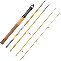 Abu Garcia Zoom Safari Pack Rod Spinning Rod for Area and Black Bass ZMSS-605L Rockfish, Ajing, Trout, juoda
