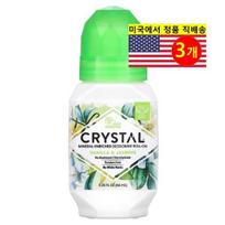 CRYSTAL dezodorantas, prisotintas mineralais praturtintas vanilės ir jazminų kvapu, 3 pakuotės, 66 ml green