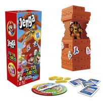 Hasbro Gaming Jenga Super Mario Super Mario Bokšto statymo žaidimas, skirtas nuo 8 metų, E9487 Originalus produktas Gerbėjams, 8+ gray