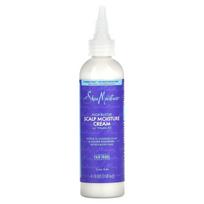 SheaMoisture, Drėkinamasis galvos odos kremas, Alavijo sviestas, 4 fl oz (118 ml) white