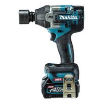 Makita Įkraunamas smūginis veržliaraktis 2 dėklas TW007GRDX 40Vmax2,5Ah baterijos, įkroviklis,