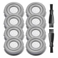 Pitbull Razor Replacement Blades Skull Head Gold Pro Silver Platinum Palm Electric Bald Men's Razor for 8 Pack Premium, 8 Packs, 1 Piece gray