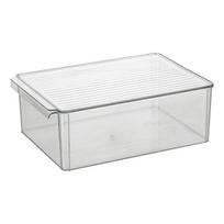Skaidri šaldytuvo laikymo dėžė white