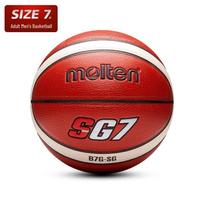 Molten Official PU Basketball 7 red