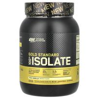 Optimum Nutrition, Gold Standard 100% Whey Isolate, Turtingo vanilės skonio, 1,58 svaro (720 g)