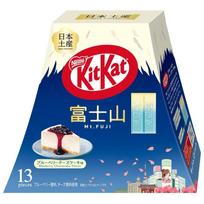 Chocolate Gift KitKat Blueberry Cheesecake Flavor Mount Fuji Pack 13 Pieces Snacks Small Individually Wrapped red