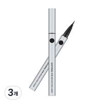 Missha Natural Fix Brush Pen Eyeliner 0.6g, black, 3 pcs. white