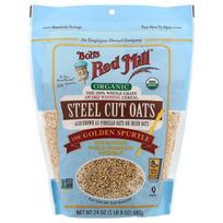 Bobs Red Mill Steel Cut Oats Whole Grain 680g (24oz) gray