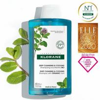 Klorane Aquamint Deep Cleansing & Colling Shampoo 400 ml (NEW) beige