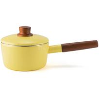 Fuji Horo Saucepan 16cm Butter Yellow IH Compatible Nature Series NA-16S.BY yellow