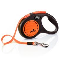 Flexi Įtraukiamas pavadėlis Naujas Neono Juostos Tipas S Dydis 5m Oranžinis Japoniškas [Oficialus Produktas] oranžinė