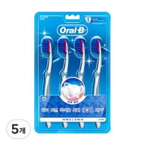 Oral-B Proflex 3D White Toothbrush, 4 packs, 5 pieces blue