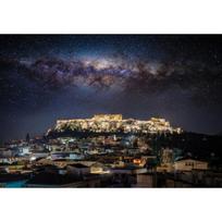 2000-piece jigsaw puzzle - Parthenon's starry night sky (mini), popular Korean puzzle blue